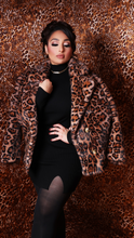 "Hey Divas" Faux Fur Leopard Coat